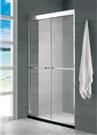 double sliding shower screen with wide Aluminum alloy profile